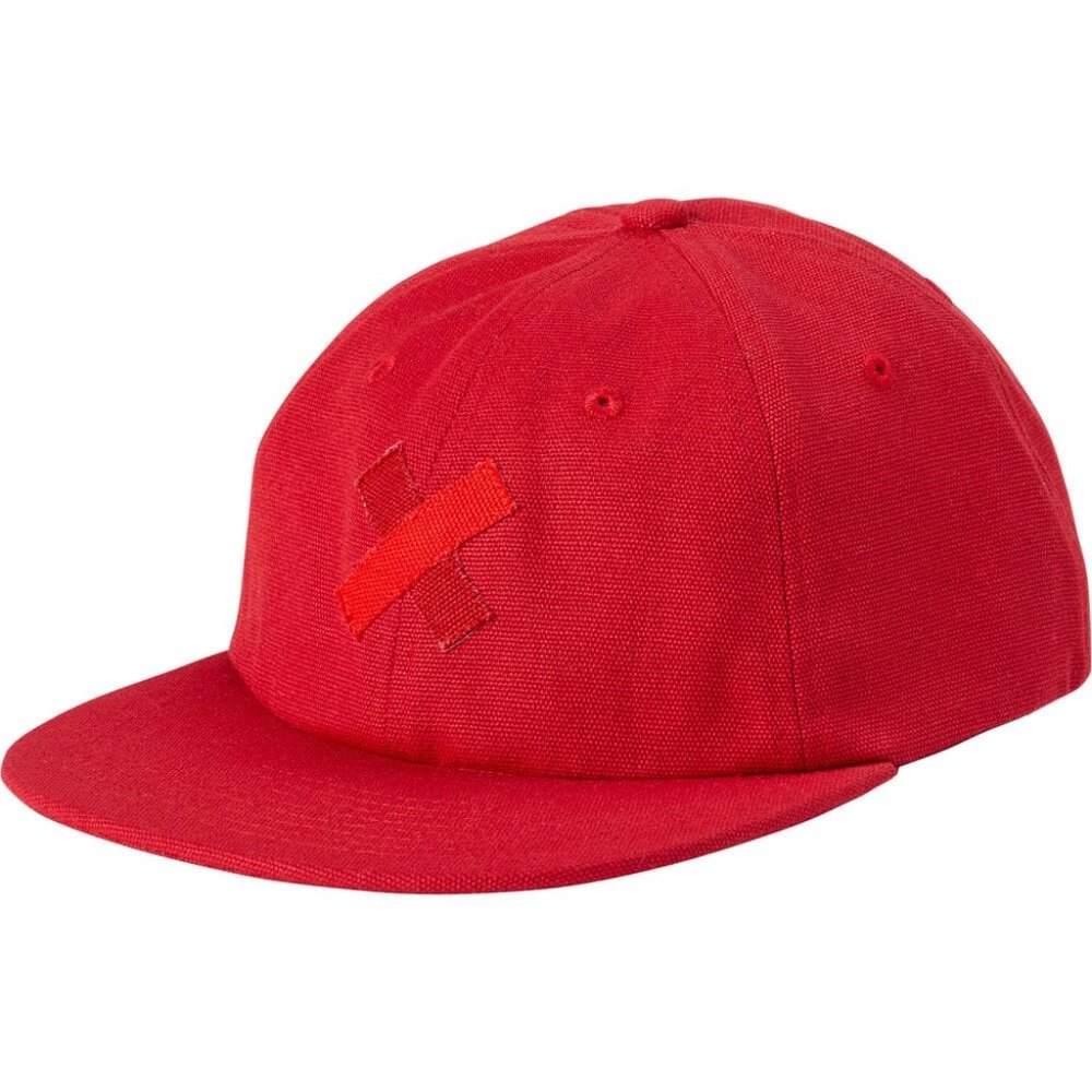 NWT Best Made Co Japanese Cotton Canvas X Ball Cap Strapback Hat in Red